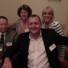 Back left to right: Eileen Allan and Sue Petch; front left to right: Wally Mee and Karl Taylor from Cresta World Travel
